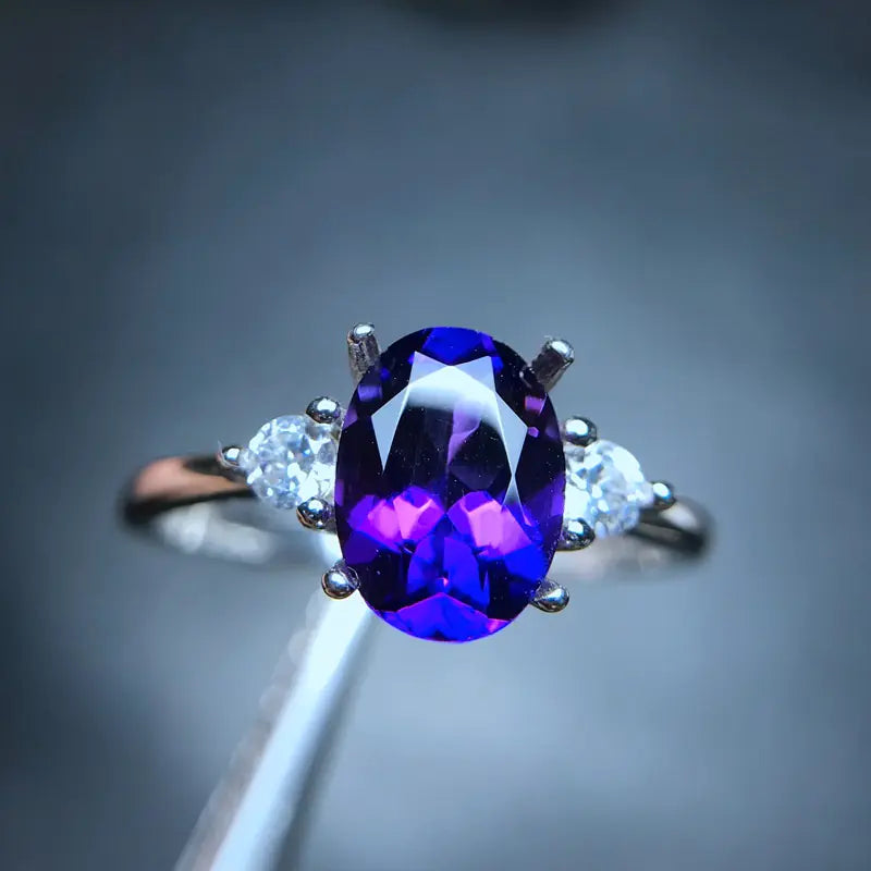 Anillo Ajustable de Amatista
