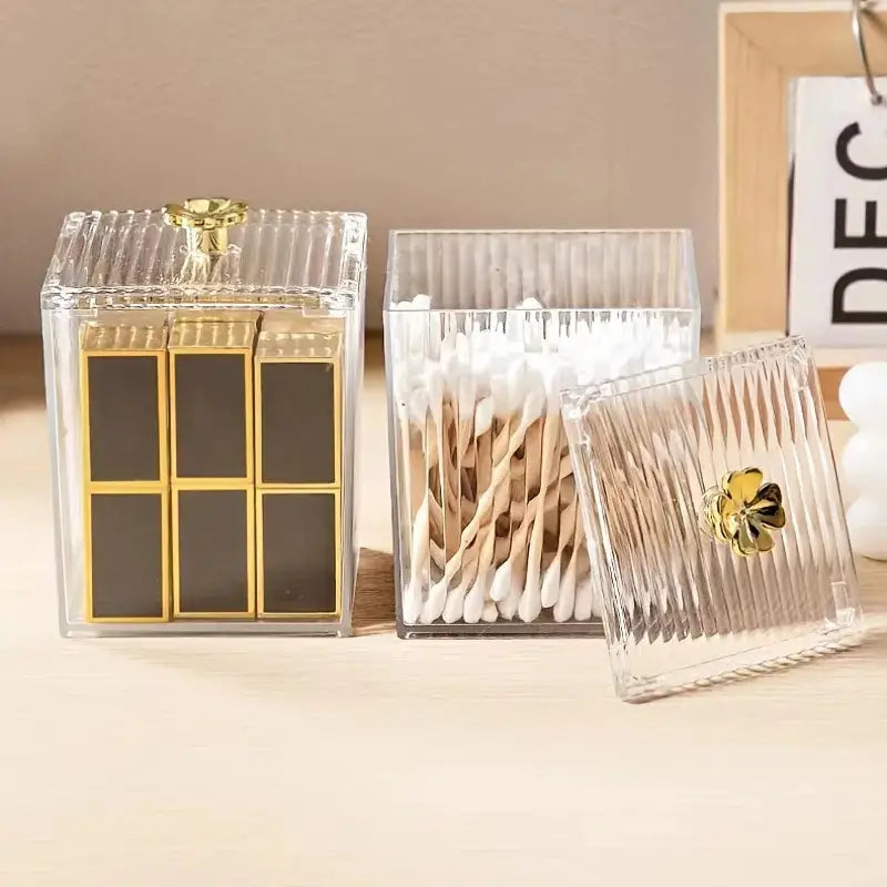 Caja de Almacenamiento Cosmético Transparente para Maquillaje y Joyería