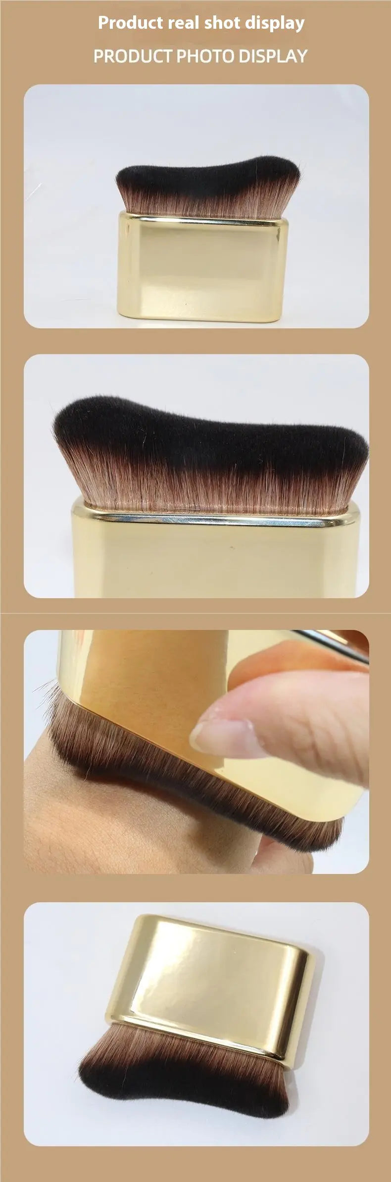 Brocha Grande de Maquillaje para Base y Cuerpo Wave
