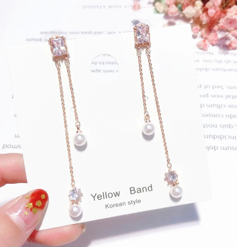 Accesorios de Joyería con Aretes de Cristal
