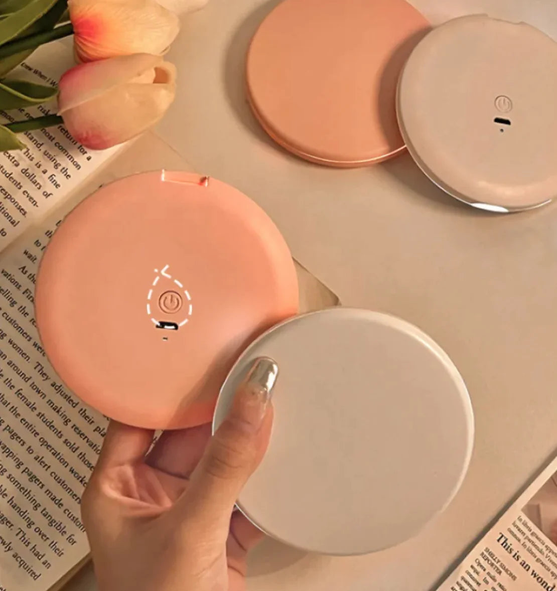 Caja de Maquillaje LED con Espejo