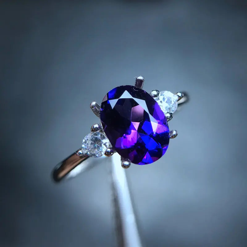 Anillo Ajustable de Amatista