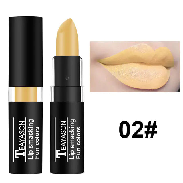 1 unidad Lápiz de labios retro creativo para maquillaje