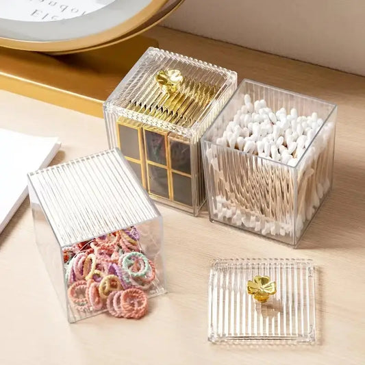 Caja de Almacenamiento Cosmético Transparente para Maquillaje y Joyería