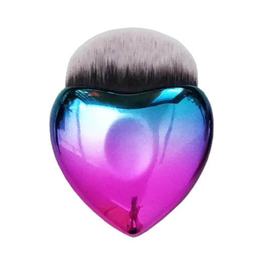 Brochas de Maquillaje en Forma de Corazón, Brocha para Base y Rubor