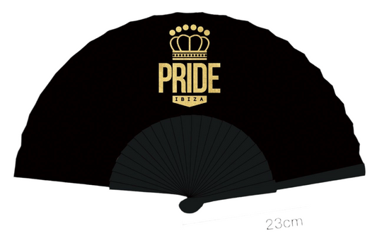 Pride Ibiza Black 23cm fan-0