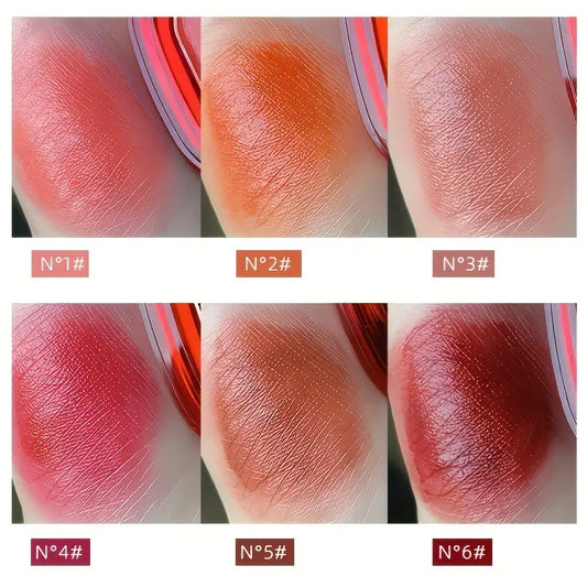 Set de maquillaje con pintalabios y brillo de labios de larga duración en 6 colores.