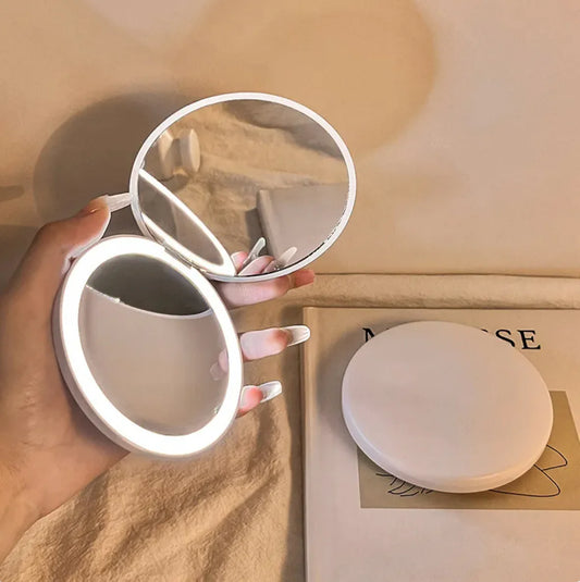 Caja de Maquillaje LED con Espejo