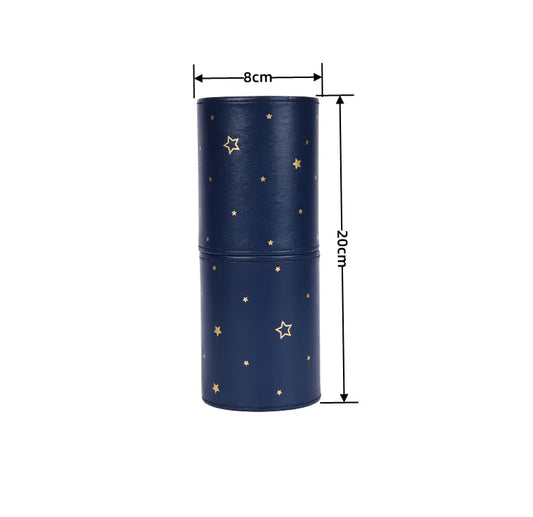 Set de 12 brochas de maquillaje con soporte