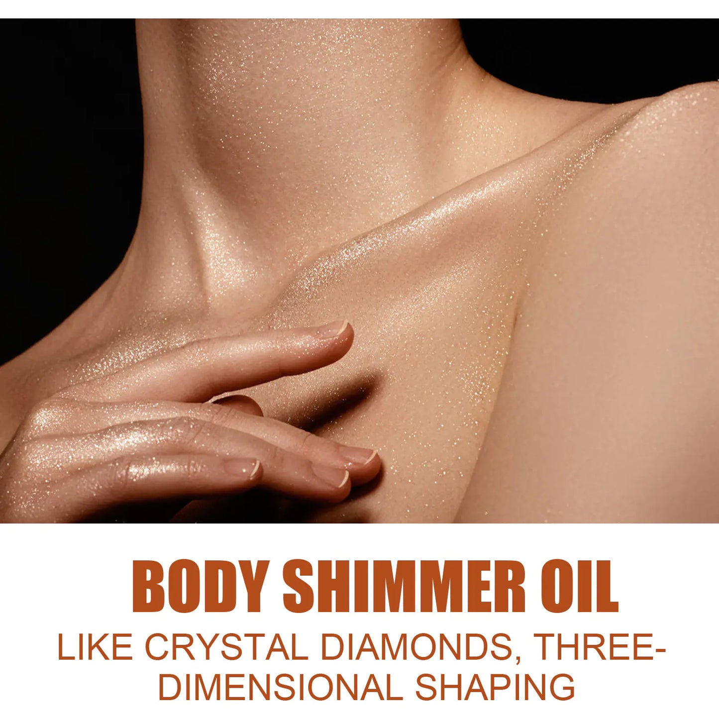 Aceite Iluminador de Músculo de Diamante para Maquillaje de Cara y Cuerpo