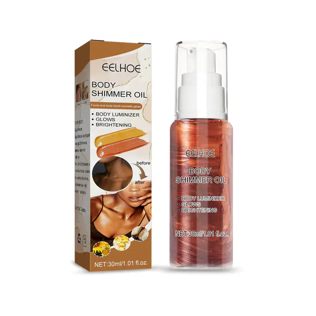 Aceite Iluminador de Músculo de Diamante para Maquillaje de Cara y Cuerpo