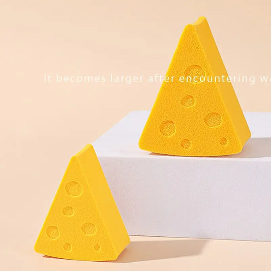 Set de 10 esponjas de maquillaje triangulares con bolsa de almacenamiento